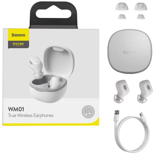 Baseus Encok WM01 TWS BT Slušalke V5.0
