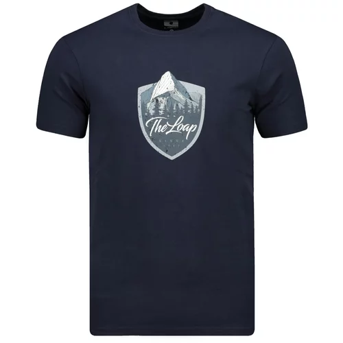 LOAP ALESH Men's T-shirt Dark blue / Mix