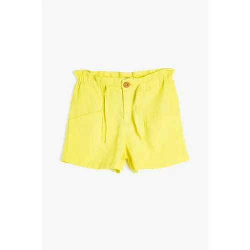 Koton Yellow Girls' Shorts & Bermuda