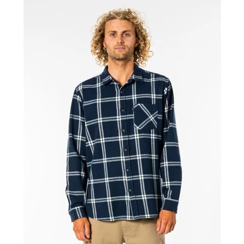 Rip Curl Shirts CHECKED OUT L / S FLANNEL Navy
