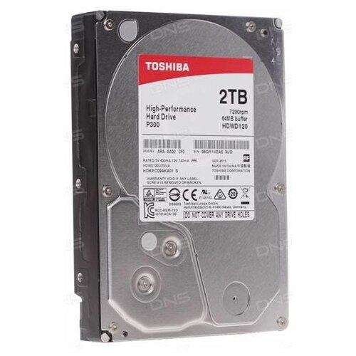 Toshiba hard Disk P300 2TB 3.5