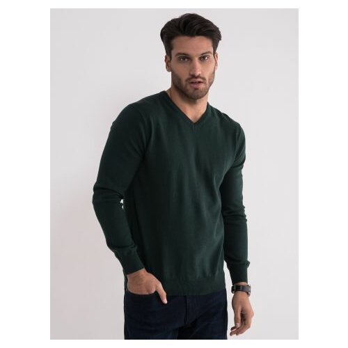 Legendww basic muški džemper v izrez 9133-7703-33 Cene