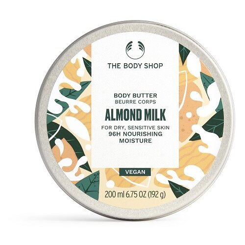 The Body Shop almond milk body butter new 200 ml Slike
