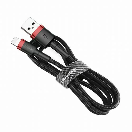 Baseus Kabel Apple USB/Lightning 2m 1.5A Cafule rdeč+črn