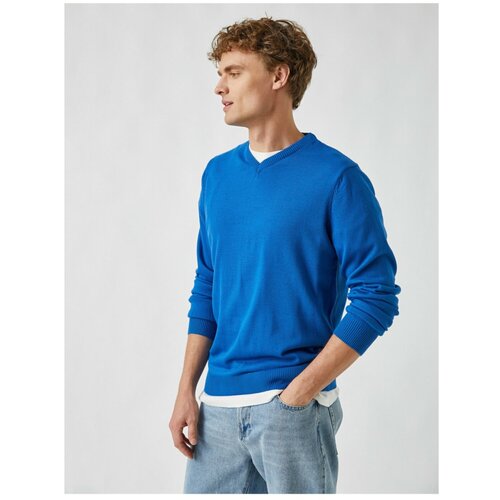 Koton V Neck Basic Sweater Cene