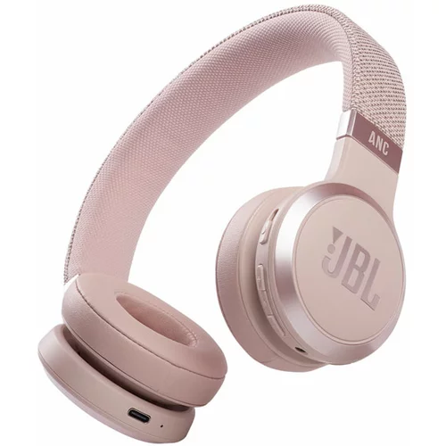 Jbl naglavne slušalke Live 460NC, brezžične, roza
