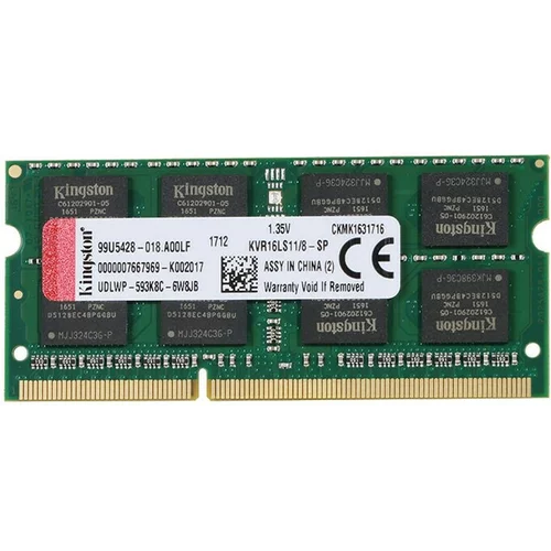 Kingston SODIMM 8GB 1600MHz 1,35V DDR3L (KVR16LS11/8) ram pomnilnik