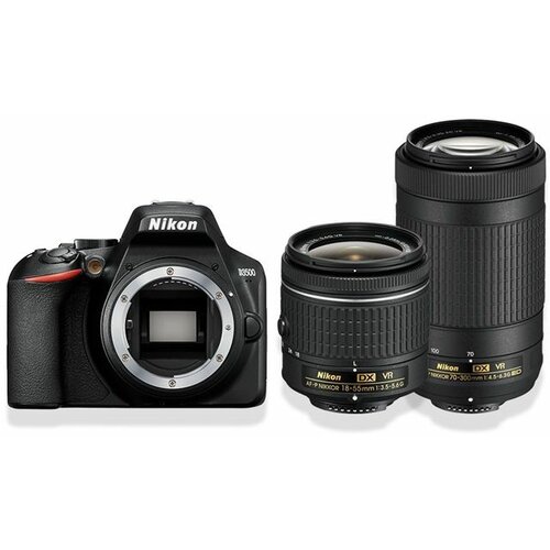 Nikon D3500 DSLR fotoaparat+objektiv AF-P 18-55 VR+objektiv AF-P 70-300 VR digitalni fotoaparat Cene