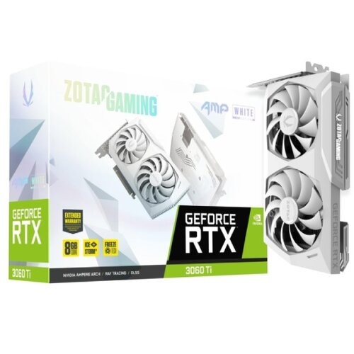 Zotac grafička karta Gaming GeForce RTX 3060 Ti AMP White Edition LHR Cene