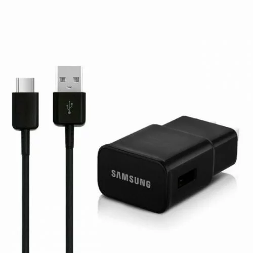 Samsung Hišni polnilec ETA-U90EB, 220 V, originalni, 2 A, podatkovni kabel USB-C, črn