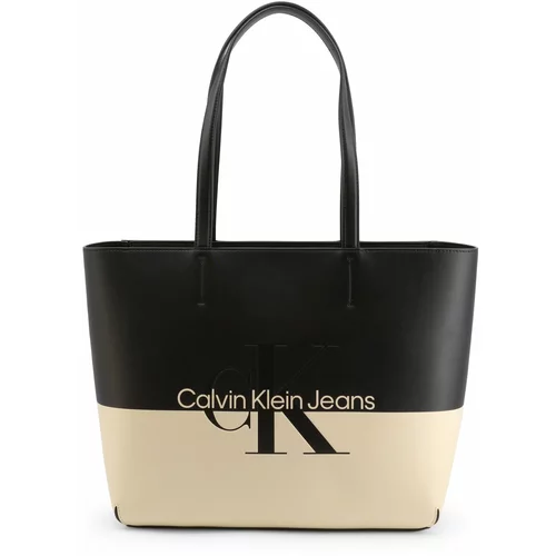 Calvin Klein Nakupovalne torbe SCULPTED SHOPPER29 HERO Črna