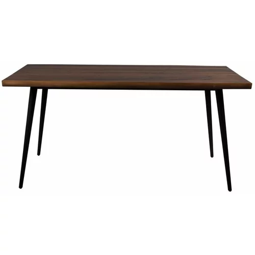 Dutchbone Jedilna miza s črnimi jeklenimi nogami Alagon Land, 160 x 90 cm