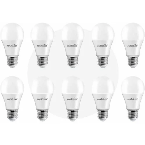MAX-LED 10x led žarnica - sijalka e27 10w (60w) 825 lm nevtralno bela 4500k