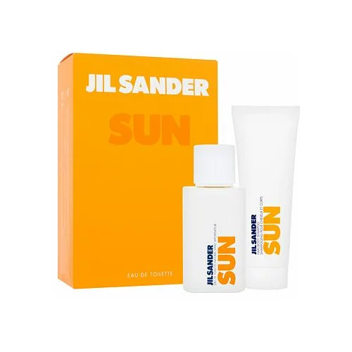 Jil Sander Sun darilni set toaletna voda 75 ml + gel za prhanje 75 ml za ženske