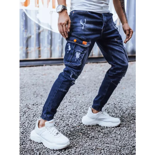 DStreet Men's navy blue jeans UX3262