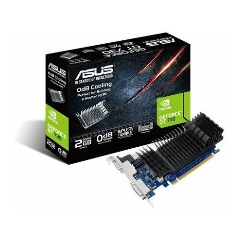 Asus Grafična kartica Geforce GT 730 2GB GDDR5 Silent Low Profile (GT730-SL-2GD5-BRK)