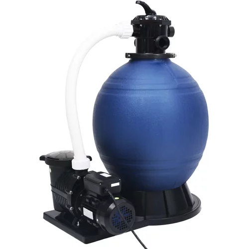 W Peščeni filter s 7-smernim ventilom in 1000 W črpalko