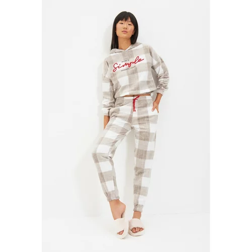 Trendyol Ženska pižama - komplet Checkered