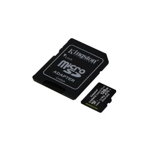Kingston Spominska kartica Canvas Select Plus microSD XC 128GB Class10 UHS-I adapter (SDCS2/128GB)