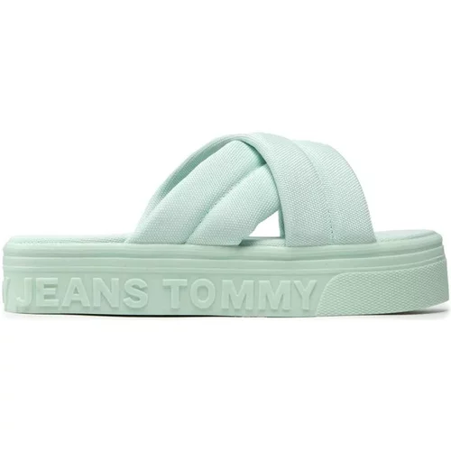 Tommy Jeans Natikači EN0EN01798 Zelena