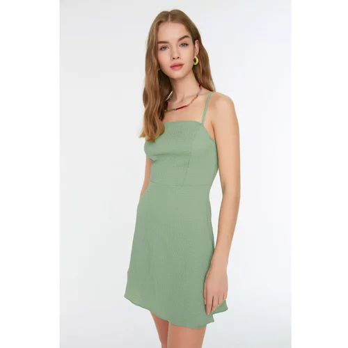 Trendyol Green Strap Dress