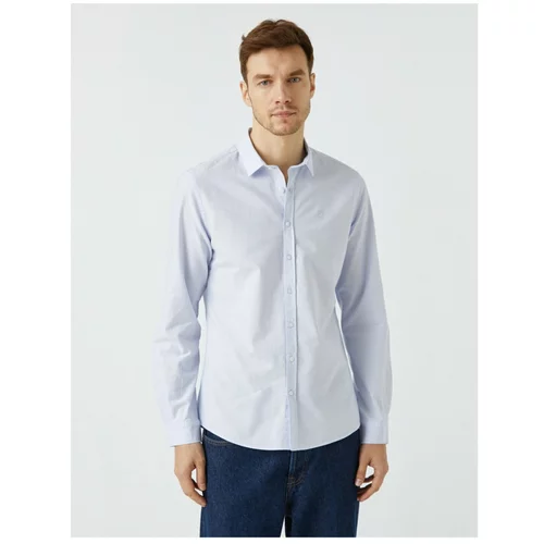 Koton Classic Collar Shirt Cotton Long Sleeve