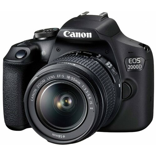 Canon EOS 2000D + 18-55mm Crni digitalni fotoaparat Slike