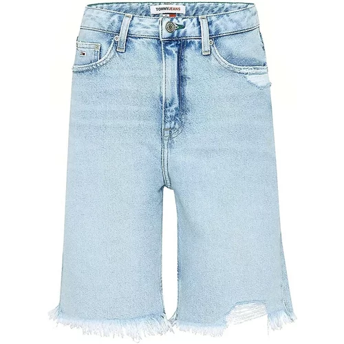 Tommy Jeans Kratke hlače & Bermuda DW0DW10086 Modra