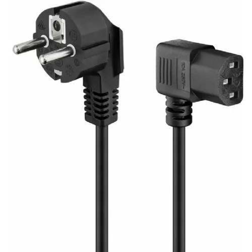 Goobay 250V(AC) (1xF,CEE 7/7, 1x C13(IEC)) 2m črn napajalni kabel