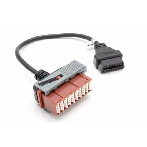 VHBW Adapter iz Citroen / Peugeot / PSA 30-pin na OBD2