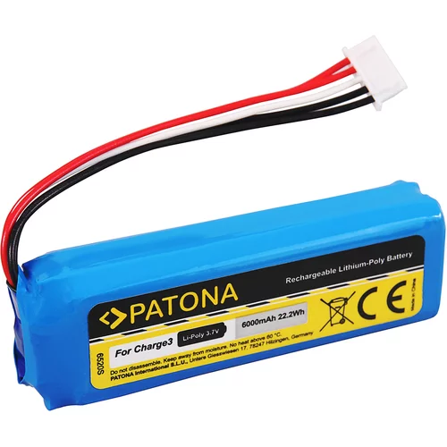 Patona Baterija za JBL Charge 3, 6000 mAh
