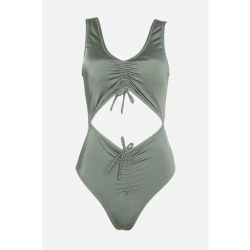 Trendyol green Cut Out Detailed Swimsuit