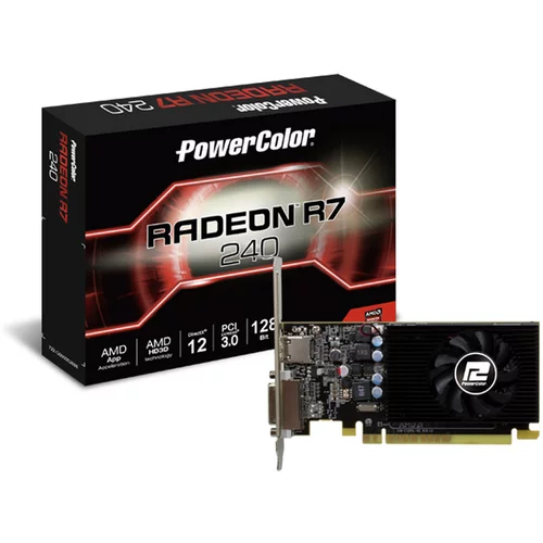 Powercolor Tul RADEON R7 240/grafična kartica/Radeon R7 240/4 GB