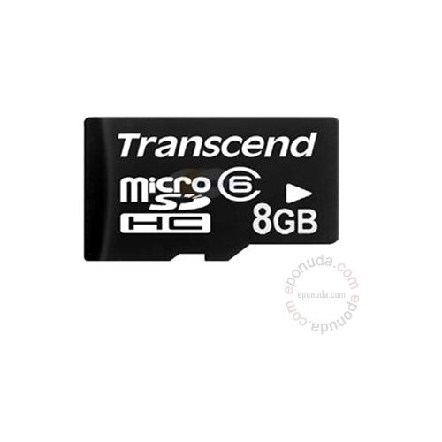 Transcend Micro SD Card 8GB memorijska kartica