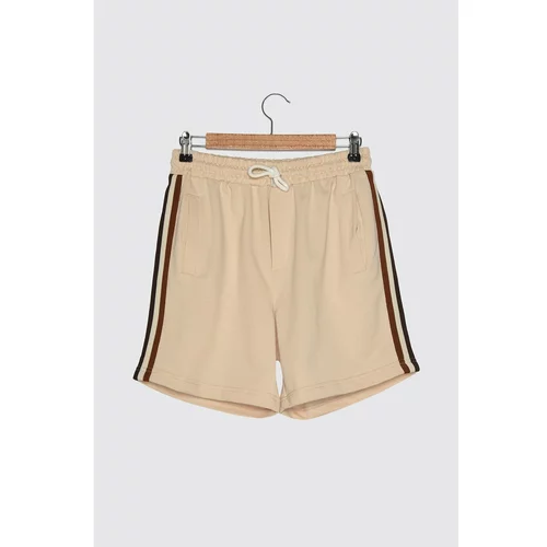 Trendyol Beige Men's Regular Fit Shorts & Bermuda