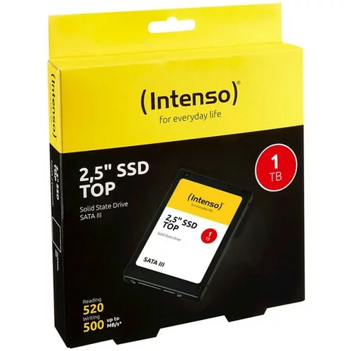Intenso SSD disk 1TB TOP, bere 520 MB/s, zapisuje 500 MB/s 3812460