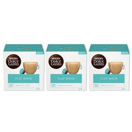 Nestle Nescafe Dolce Gusto Latte Flat White 3pak (3x 16 kapsul)