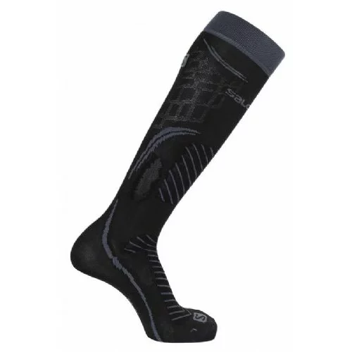 Salomon športne nogavice x-pro dx sx 2, ženske, črno-sive, 39–41