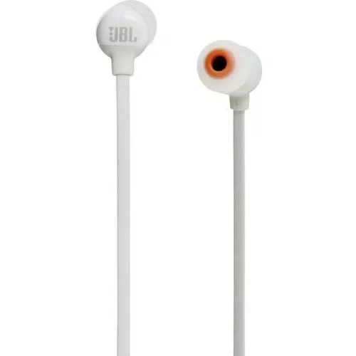 Jbl brezžične ušesne slušalke T110BT bele