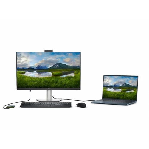 Dell Monitor 68,6 cm (27,0") S2722DZ 2560x1440 75Hz IPS 4ms HDMI DisplayPort USB-C(DP, 65W) 1/2xUSB3.2 pivot zvočniki 3H sRGB99% FreeSync RJ45 web kamera