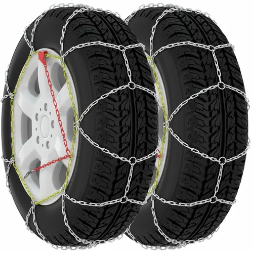 vidaXL Snežne verige za avtomobilske pnevmatike 2 kosa 9 mm KN120