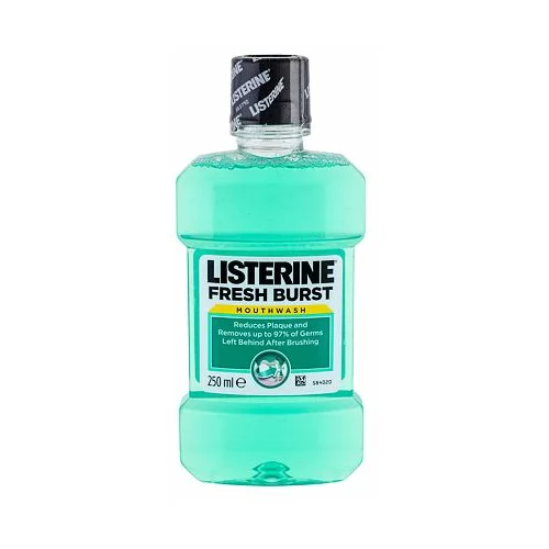 Listerine Mouthwash Fresh Burst ustna voda za svež dah 250 ml unisex