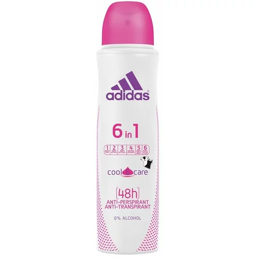 Adidas 6in1 Cool & Care 48h antiperspirant deodorant v spreju 150 ml za ženske