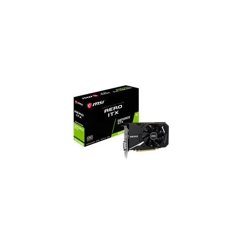 MSI nVidia GTX1650 4GB GDDR6 128bit Aero ITX OC 1xDVI 1xHDMI 2.0b 1xDisplayPort 1.4 (V809-3446R)