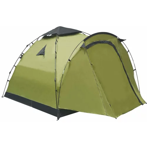 vidaXL Pop up šotor za kampiranje za 3 osebe zelen