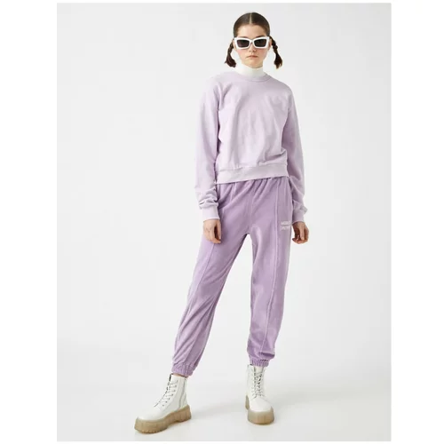 Koton Women's Lilac Sweatpants