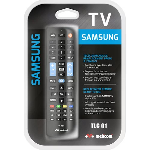 Meliconi daljinski upravljalnik za Samsung TV TLC 01 808005