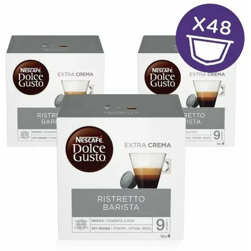 Nestle kavne kapsule dolce gusto espresso barista 120 g - 3x16 kosov