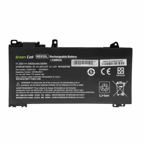 Green cell Baterija za HP Probook 430 G6 / 440 G6 / 450 G6 / 455R G6 / 450 G7, 3400 mAh