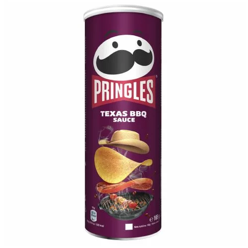 Pringles Čips Prignles Texas BBQ, 165g